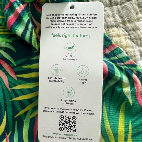 Lands End NEW Tropical Tank with trim detail - Picture 5 of 7